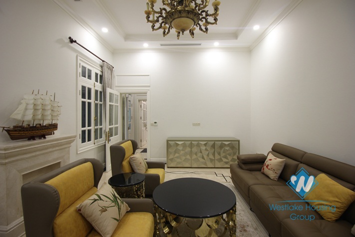 An old French architecture and newly-renovated mansion for rent in Hai Ba Trung